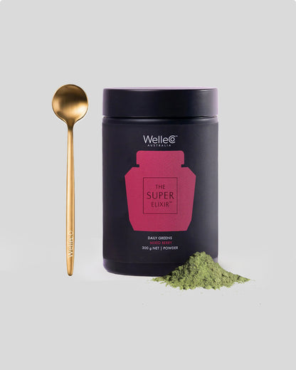 The Super Elixir + Gold Tea Spoon