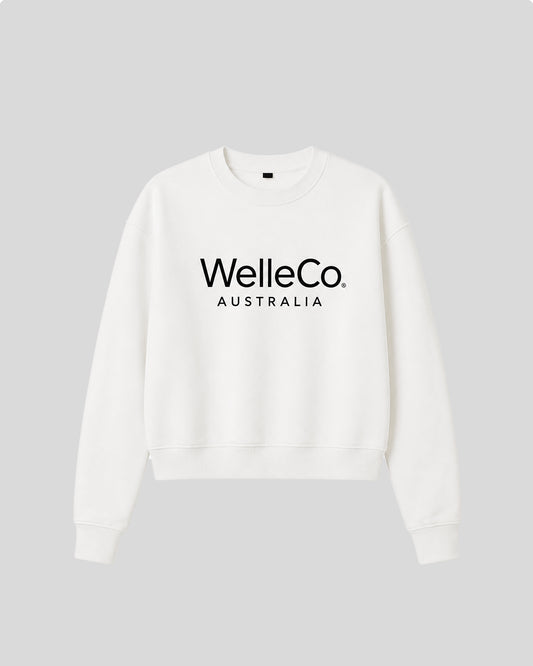 Crewneck WelleCo blanco