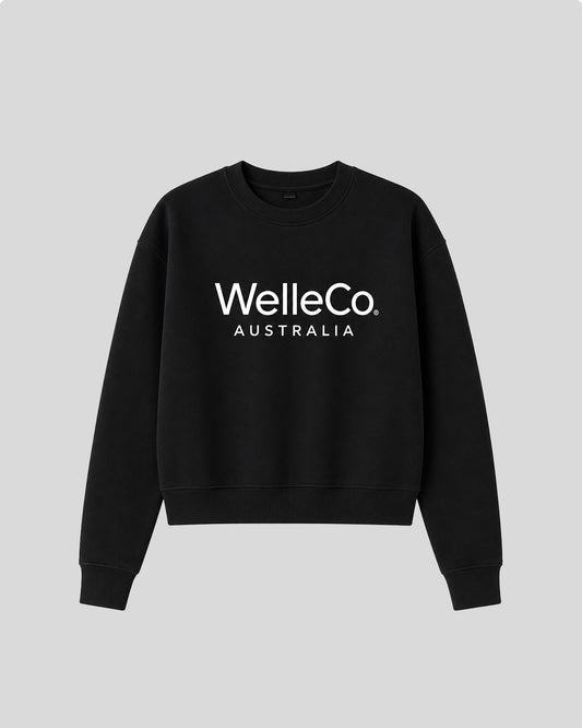 Crewneck WelleCo negro